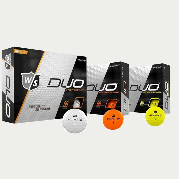 Hai tá bóng golf Wilson Duo Professional, bóng mềm mại cho cảm giác tốt hơn