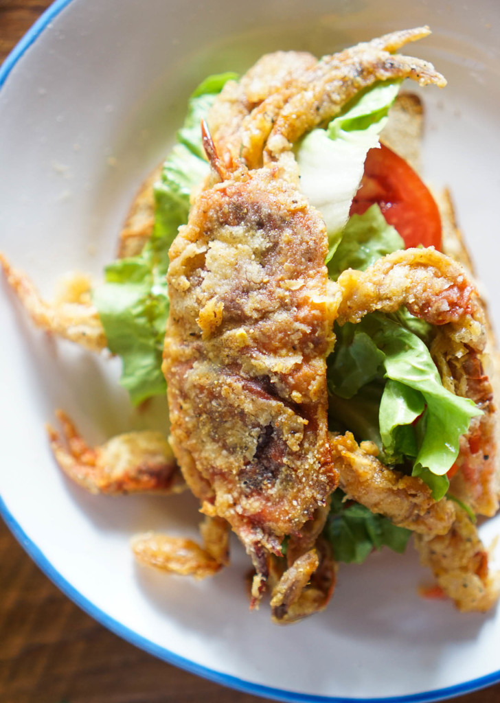 Sandwich Ghẹ Sữa Chiên Giòn