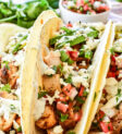 Nguyên liệu tươi ngon cho món Chicken Soft Taco