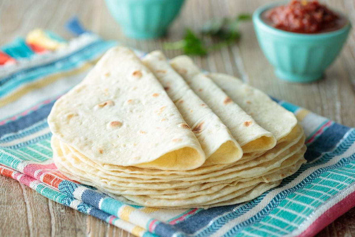 Vỏ bánh Tortilla mềm mại tự làm