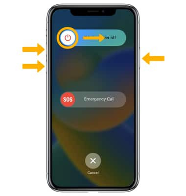 Thao tác khởi động lại iPhone 11