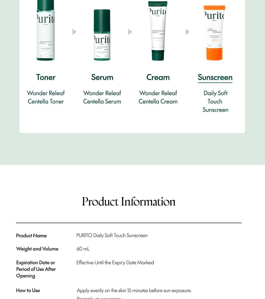 Cơ chế hoạt động của Purito Soft Touch Sunscreen