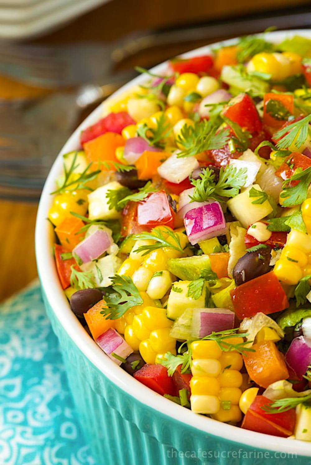 Món salad Mexico và bánh Tortilla