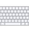 Apple Magic Keyboard on a desk. The image highlights the thin profile and minimalist design.