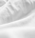 Cotton sheet displayed in all white