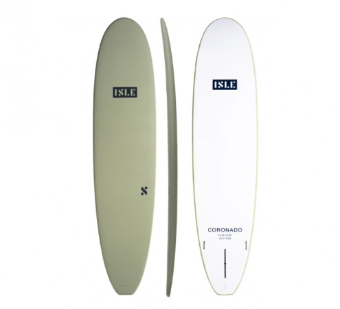 Hình ảnh ván Isle Coronado soft top surfboard, một lựa chọn tuyệt vời cho cả người mới bắt đầu và người lướt sóng có kinh nghiệm.