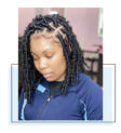 Kiểu tóc soft locs mang lại vẻ ngoài tự nhiên và thời trang