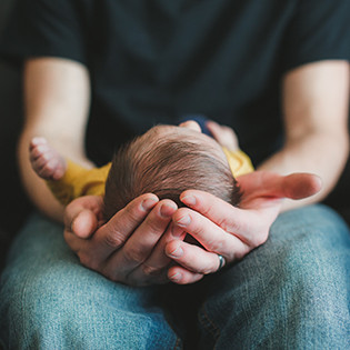 Hình ảnh thóp bị lõm