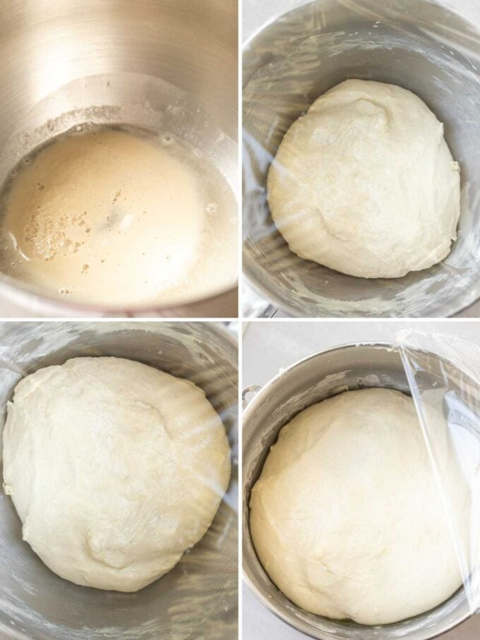 Cách làm bột cho bánh mì trắng ảnh cắt dán